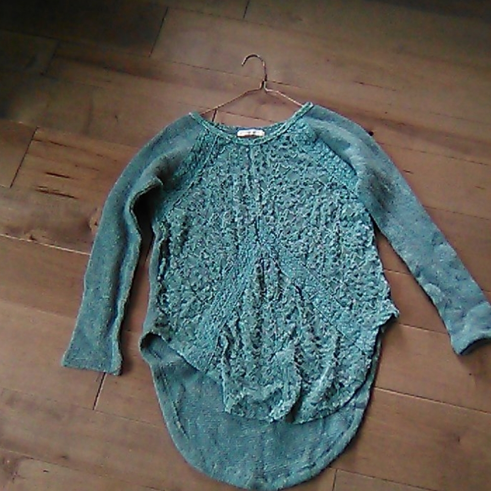 See through front, sweater!
